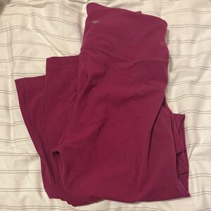 Lululemon Pink Align Wide Leggings